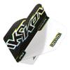 RED DRAGON Hardcore Radical Black & White Ikon Dart Flights - 4 Sets Per Pack (12 Dart Flights in Total) view 3
