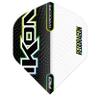 RED DRAGON Hardcore Radical Black & White Ikon Dart Flights - 4 Sets Per Pack (12 Dart Flights in Total) view 4