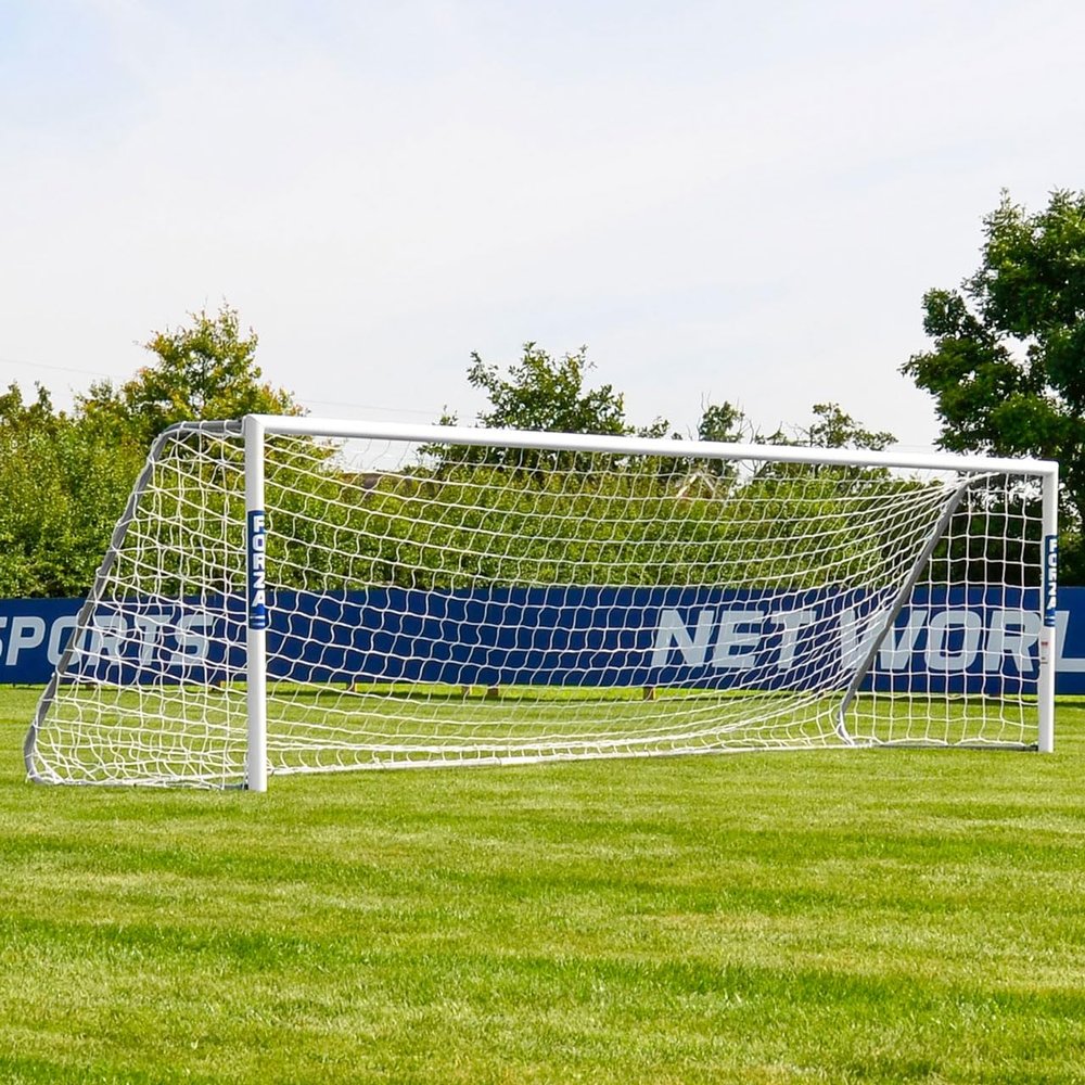 FORZA Aluminum Soccer Goals [11 Sizes] | Professional Soccer Goal Posts *The Goal Nets Used by MLS & Premier League Clubs* (Alu60 Freestanding, 16ft x 4ft)