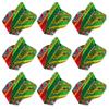RED DRAGON Yin Yang Double Sided Peter Wright Snakebite Red & Green Standard Dart Flights 3 Sets Per Pack (9 Dart Flights in Total) view 1
