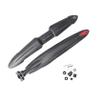 KOMBIUDA 1 Pair Universal Mountain Bike Mudguard Set Quick Release Cycling Riding Equipment Accessories Black view 1