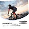 KOMBIUDA 1 Pair Universal Mountain Bike Mudguard Set Quick Release Cycling Riding Equipment Accessories Black view 2