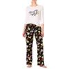 Amazon Essentials Women's Lightweight Flannel Pant and Long-Sleeve T-Shirt Sleep Set, Looney Tunes Gang - Womens, Small view 1
