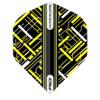 RED DRAGON Hardcore Radical Black & Yellow Dart Flights - 4 Sets Per Pack (12 Dart Flights in Total) view 4
