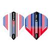 RED DRAGON Yin Yang Double Sided Red, White & Blue Standard Dart Flights 3 Sets Per Pack (9 Dart Flights in Total) view 4