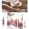 Ultra Soft Cup 100% Mulberry Silk Bra Double-Sided Silk Women's Wireless Bras Daily Bralette Full Coverage Lingerie Top (Color : A, Size : 80/36AB) view 3