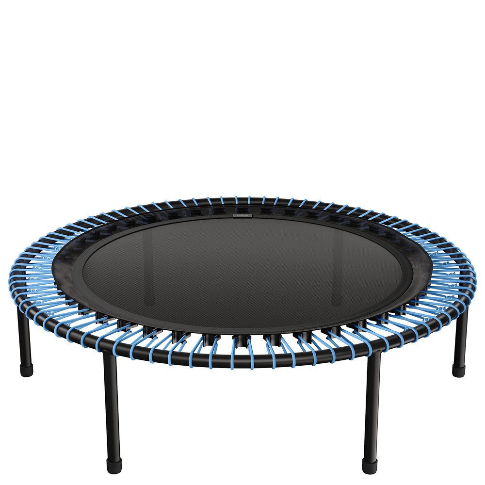 bellicon 39" Fitness Trampoline (Blue) with Screw-on Legs and Bungee Suspension up to 260 lbs (Extra Strong)