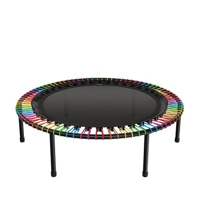 bellicon 44" Fitness Trampoline (Rainbow) with Screw-on Legs and Bungee Suspension up to 260 lbs (Extra Strong)