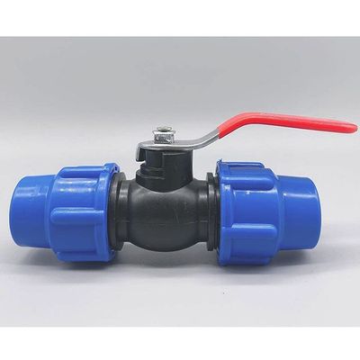 lever ball valves,ball valve,20/25/32/40/50/63mm Plastic Water Pipe Steel Handle Quick Valve Connector PE Tube Ball Valves Accessories,1pcs (Size:20mm,Voltage:Blue) (Color : Blu, Size : 32 ( Color : 2