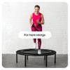 bellicon 49" Fitness Trampoline (Green) with Screw-on Legs and Bungee Suspension up to 330 lbs (Extra Strong) view 3