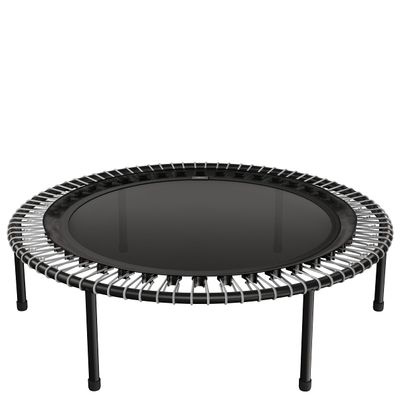 bellicon Mini Trampoline 39'' (Grey) | Bungee Suspension up to 260 lbs | Indoor Fitness Rebounder for Adults | Screw-in Legs