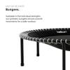 bellicon Mini Trampoline 39'' (red) | Bungee Suspension up to 260 lbs | Indoor Fitness Trampoline for Adults | Screwing Legs view 4