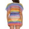 Becca by Rebecca Virtue Shoreline - Women's Chiffon Tunic, Plunge V-Neck, Casual, Beach Cover Ups for Women, Multicolor, Medium-Large view 2