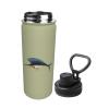 KOSPOGO Cool Sailfish Water Bottle 18 Oz Stainless Steel Insulated Water Bottle Leak Proof Sports Water Bottles Outdoor Activity Waterbottle view 2