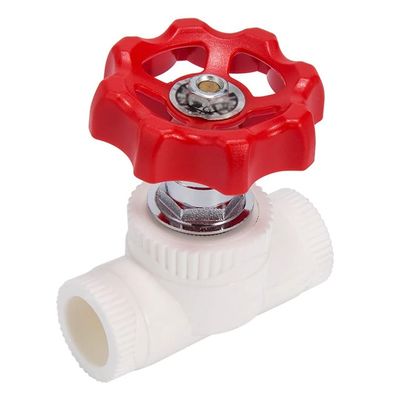 lever ball valves,ball valve,1pcs 1/2" 3/4" 1" 1 1/4" 1 1/2" 2" Ball Valve,20-63mm Inner Diameter PPR Steel Core Valve Water Shut Off Flow Controller Switch Valve (Color:Red,Size:25mm) (Co ( Color : 4