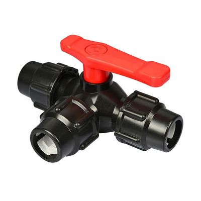 lever ball valves,ball valve,3-Way Fast Connection Pipe Valve,Plastic T-Type Valve Internal Diameter 20/25/ 32/40/ 50mm Ball Valve,1pcs (Color:Blue,Size:20MM) (Color : Blu, Size : 50MM) ( ( Color : 40