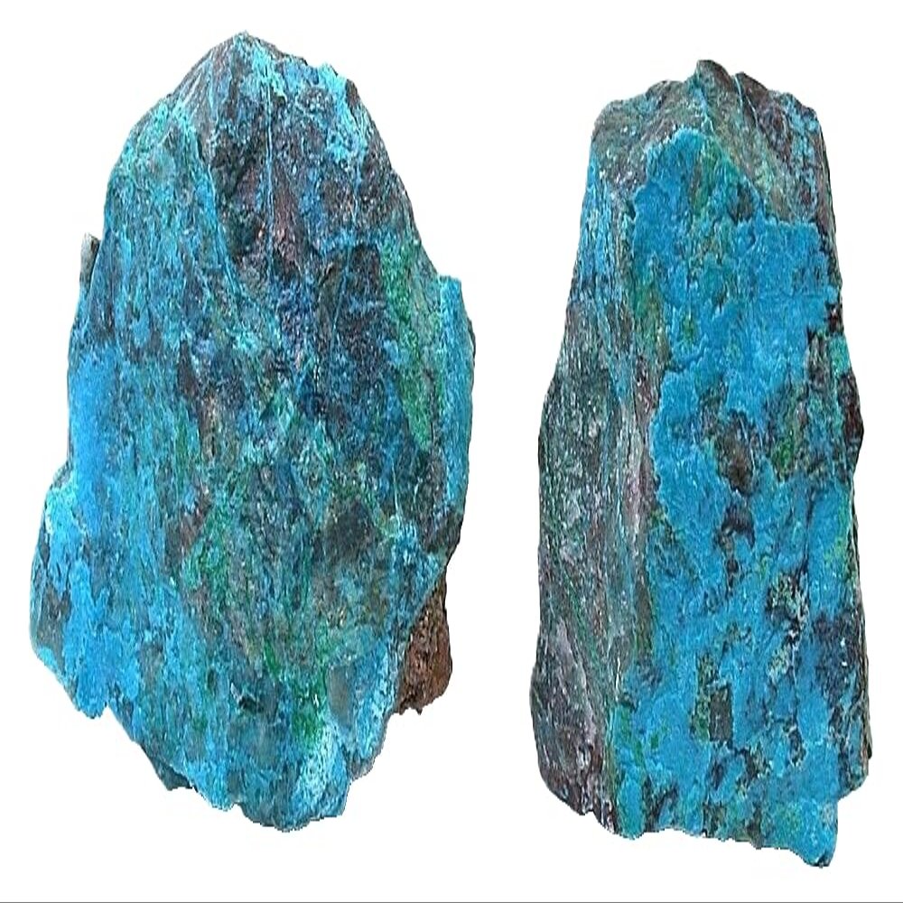 324 Gram 2 Spiderweb Turquoise Malachite Silica Quartz Cab Rough EBS5600/112223
