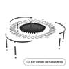 bellicon Mini Trampoline 39'' (Black) | Bungee Suspension up to 330 lbs | Indoor Fitness Trampoline for Adults | Screw-in Legs view 2