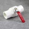 lever ball valves,ball valve,1pcs 20/25/32/40/50/63/75mm Inner Diameter 2 Way Slip Ends Water Shut Off Flow Controller Valve,Red Non-Slip Handle (Size:Inner Dia.75mm) (Size : Inner Dia.40m ( Color : I view 3