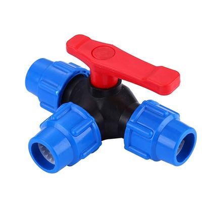 lever ball valves,ball valve,1pcs 1/2" 3/4" 1" 1-1/4" 1-1/2" PE Quick Three-Way Ball Valve,Plastic Quick Connector with Handle for Field Irrigation (Size:1 1/2") (Size : 3/4") (Size : 1 1 ( Color : 1/