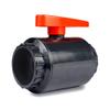 lever ball valves,ball valve,PVC Ball Valve Switch,20 25 32 40 50 63 75 90mm Inner Diameter Water Shut Off Flow Controller Switch Valve with Red Handle,1pcs (Color:90mm) (Color : 75mm) (C ( Color : Pa view 3