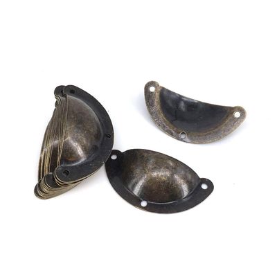 Southst 50 Pcs Iron Hell Antique Cabinet Jewelry Box Handle Knobs Vintage Drawer Knobs Pulls Metal Wardrobe Knobs