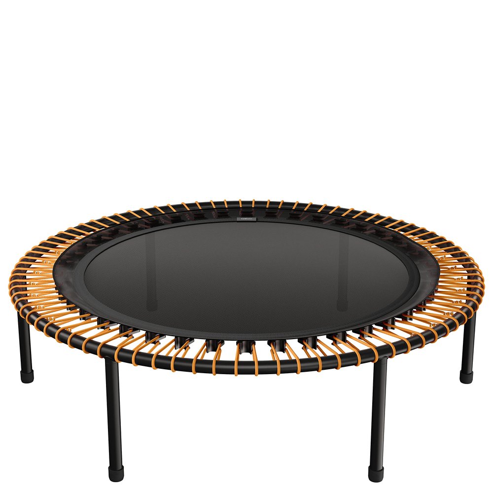 bellicon 39" Fitness Trampoline (Orange) with Screw-on Legs and Bungee Suspension up to 330 lbs (Extra Strong)