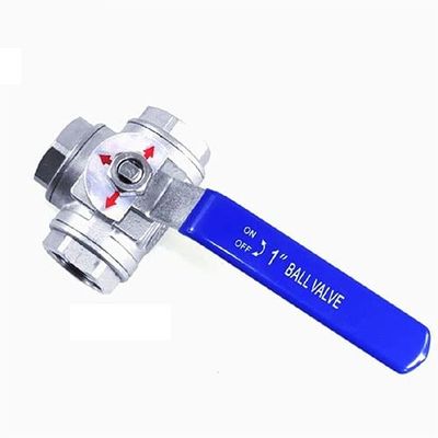 lever ball valves,ball valve,1pcs 1/4" 3/8" 1/2" 3/4" 1" Three-Way Ball Valve,L Type T Type Stainless Steel Ball Valve,DN8 DN10 DN15 DN20 DN25 BSP Female Thread Valve (Color:T Type,Size:DN ( Color : D