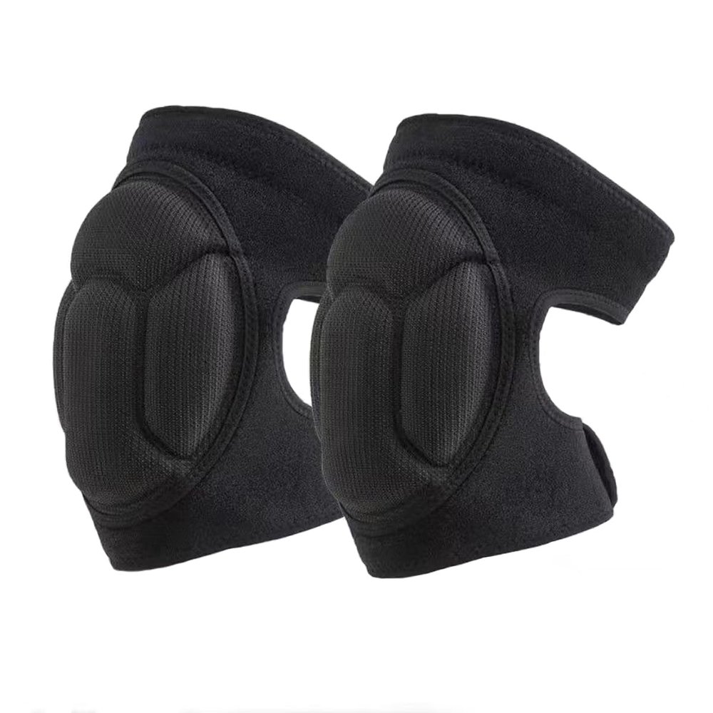 Knee Pads for Women & Men, Dance Knee Pads Volleyball Knee Pads for Women Men Wrestling Knee Pads Wrestling Gear, Crash Pad Snowboarding Gear Knee Protector Soft Knee Pads for Work (Small, Black)