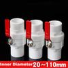 lever ball valves,ball valve,Red Non-Slip Handle PVC Ball Valve 20/25/32/40/50/63/75mm Inner Diameter 2-Way Slip Ends Water Shut Off Flow Controller Valve,1pcs (Size:63mm) (Size : 110mm) ( ( Color : 2 view 3