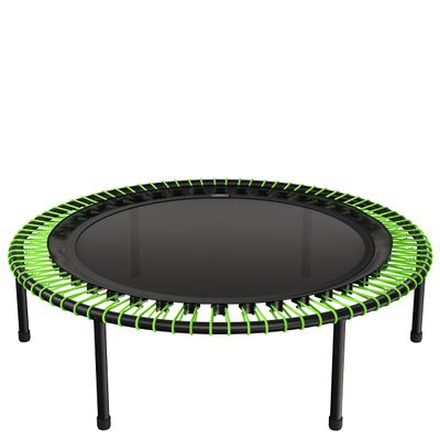 bellicon Mini Trampoline 44'' (Green) | Bungee Suspension up to 330 lbs | Indoor Fitness Rebounder for Adults | Screw-in Legs