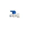 lever ball valves,ball valve,Pipe Valve Water Straight 1/4" 3/8" OD Hose Quick Connection Control Fittings Plastic Water Ball Valve Reveser Osmosis Aquarium Fittings Grit Flap Disc (Size : No.4) ( Col view 1
