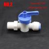 lever ball valves,ball valve,Pipe Valve Water Straight 1/4" 3/8" OD Hose Quick Connection Control Fittings Plastic Water Ball Valve Reveser Osmosis Aquarium Fittings Grit Flap Disc (Size : No.4) ( Col view 3