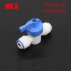 lever ball valves,ball valve,Pipe Valve Water Straight 1/4" 3/8" OD Hose Quick Connection Control Fittings Plastic Water Ball Valve Reveser Osmosis Aquarium Fittings Grit Flap Disc (Size : No.4) ( Col view 4