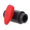 lever ball valves,ball valve,PVC Ball Valve Switch,20 25 32 40 50 63 75 90mm Inner Diameter Water Shut Off Flow Controller Switch Valve with Red Handle,1pcs (Color:90mm) (Color : 75mm) (C ( Color : 50 view 4