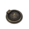 Southst 37mm Antique Cabinet Knob Wardrobe Bin Hardware Retro Ring Pull Handle Single Hole Drawer Knobs Dresser Handle Vintage Style view 3