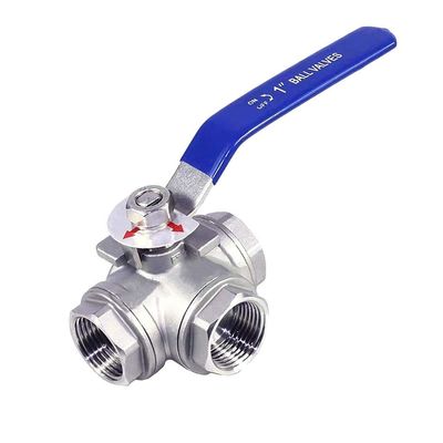 lever ball valves,ball valve,1pcs 1/4" 3/8" 1/2" 3/4" 1" Three-Way Ball Valve,L Type T Type Stainless Steel Ball Valve,DN8 DN10 DN15 DN20 DN25 BSP Female Thread Valve (Color:T Type,Size:DN ( Color : D