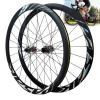 ZECHAO Bike Wheelset 700c Road Bike,Quick Release Disc Brake 24H Hub Six Claws Tower Base Double Wall Alloy Rims 8/9/10/11/12 Speed (Color : Colorful, Size : 700c) view 1