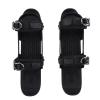 Mini Ski Shoes Adjusable Skiiboards Short Winter Sports Ski Boots for Downhill Skiing Portable, highly durable skiing tool for ice hockey, skating, inline skating. (black) view 1