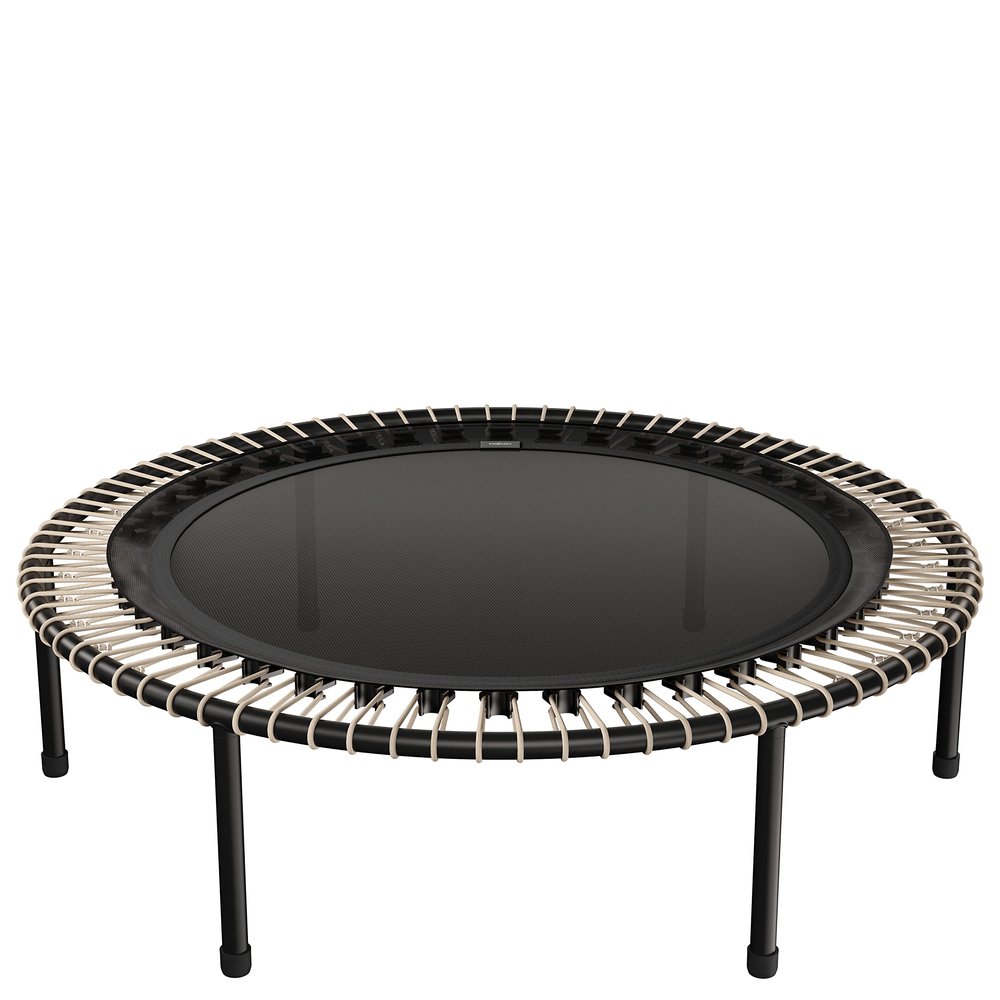 bellicon 49" Fitness Trampoline (Beige) with Screw-on Legs and Bungee Suspension up to 440 lbs (Ultra Strong)