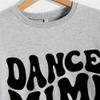ESIKAH Dance MiMi Sweatshirt Women Cute Heart Graphic Shirt Grandma Life Sweater Crewneck Pullover Tops Dance Lovers Gifts Blue view 3