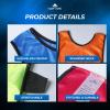 Turf Tops Soccer Pinnies & Bibs for Adults and Youth: Essential Team Scrimmage Vests and Pennies for Sports - 12 PCS view 3