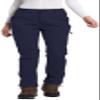 LINLANG EN Women's Fleece Lined Waterproof Hiking Pants Insulated Softshell Warm Outdoor Winter Snow Ski Pants Navy M view 1