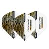 RED DRAGON Hardcore Premium Luke Humphries Gold and White Standard Dart Flights - 3 Sets Per Pack (9 Dart Flights in Total) view 2