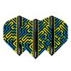 RED DRAGON Hardcore XT Blue, Green and Yellow Dart Flights - 4 Sets Per Pack (12 Dart Flights in Total) view 2