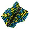 RED DRAGON Hardcore XT Blue, Green and Yellow Dart Flights - 4 Sets Per Pack (12 Dart Flights in Total) view 3