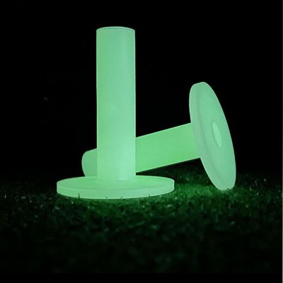 Ctysit Golf Gear - 80mm Glow-in-The-Dark Beef Tendon Rubber Tees - The Unbreakable Performance Enhancer for Night-time Game