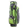 Axglo Golf Cart Bag | Golf Bag | A181 Lightweight 14 Full Length Dividers | Shoulder Straps |Multiple Pockets (Green/Grey) view 1