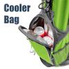 Axglo Golf Cart Bag | Golf Bag | A181 Lightweight 14 Full Length Dividers | Shoulder Straps |Multiple Pockets (Green/Grey) view 4