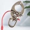 Jesscasday Stainless Steel Swivel Shackle Quick Release Boats Anchors Chain Eye Shackle Hook Marine Hardware Snap Hook view 3